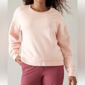 Athleta Orchid Pink Sundown Sweatshirt II Large